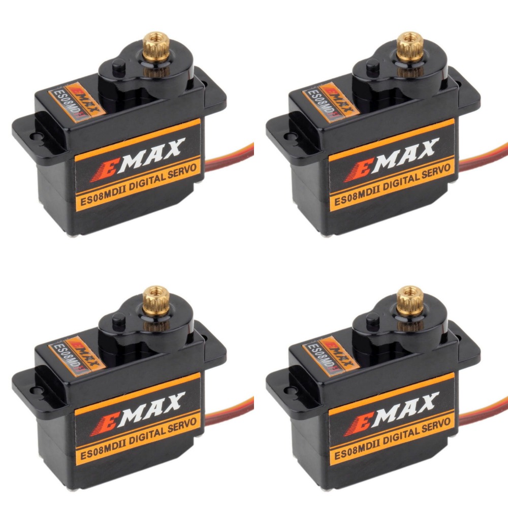 4pcs EMAX ES08MDII ES08MD II D - Servo Sg90 ulasan dan harga